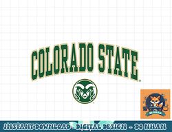 colorado state rams arch over white officially licensed  png, sublimation