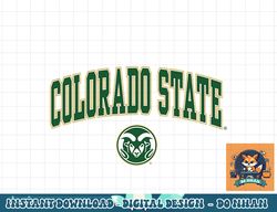 colorado state rams womens arch over black  png, sublimation
