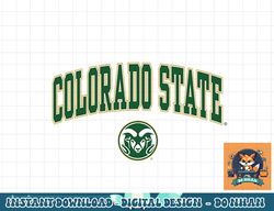 colorado state rams womens arch over dark heather  png, sublimation