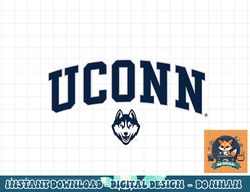 connecticut huskies arch over dark heather  png, sublimation