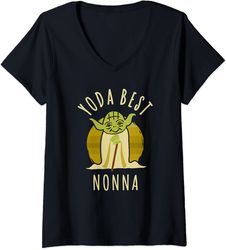 star wars yoda best nonna italian grandmother v-neck