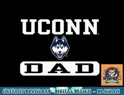 connecticut huskies dad officially licensed  png, sublimation
