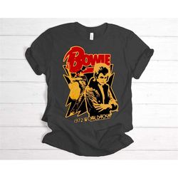 david bowie tshirt, david bowie shirt, bowie tee shirt, vintage rock n roll shirt, david bowie tee, retro tee