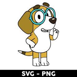 bluey honey svg, honey dog svg, honey svg, bluey svg, bluey dog svg, cartoon svg - digital file