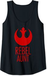 womens star wars rebel aunt rebel logo tank top