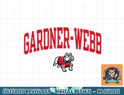gardner-webb runnin  bulldogs arch over logo  png, sublimation