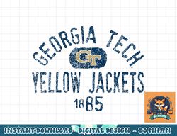 georgia tech yellow jackets 1885 vintage logo  png, sublimation