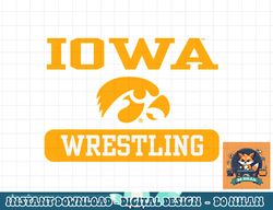 iowa hawkeyes wrestling officially licensed  png, sublimation