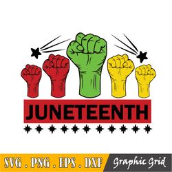 juneteenth 1865 svg, black history svg, clipart for cricut/silhouette, freedom juneteenth svg
