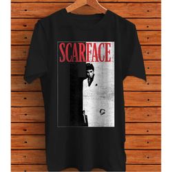 scarface distressed movie poster photo graphic t-shirt