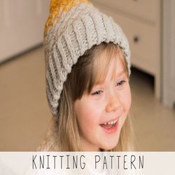 knitting pattern ombre hat x cable hat knit pattern x toque hat pattern x basketweave stitch hat x kids hat pattern