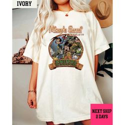 vintage mickey safari travel & co comfort colors shirt, animal kingdom shirt, disney trip safari shirt, family safari sh