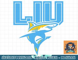 long island sharks liu icon officially licensed  png, sublimation