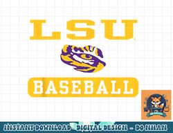 lsu tigers baseball officially licensed  png, sublimation