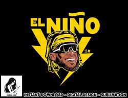 fernando tatis jr - el nino - san diego baseball  png, sublimation