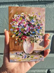 oil painting flower artwork original art