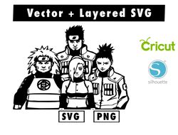 Gaara svg and png files for cricut machine , anime svg , man - Inspire  Uplift
