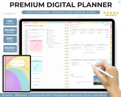 digital planner, goodnotes planner, ipad planner, notability planner, dated digital planner, 2023 2024 digital planner