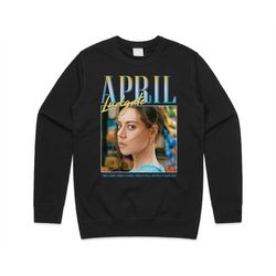April Ludgate Homage Jumper Sweater Sweatshirt Parks & Rec Top Funny Retro 90's Gift