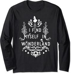 disney alice myself in wonderland long sleeve