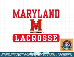 maryland terrapins lacrosse officially licensed  png, sublimation