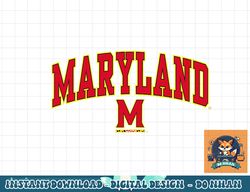 maryland terrapins womens arch over black  png, sublimation