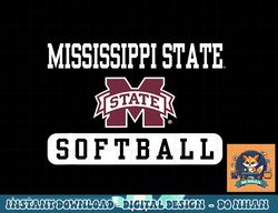 mississippi state bulldogs softball logo officially licensed  png, sublimation
