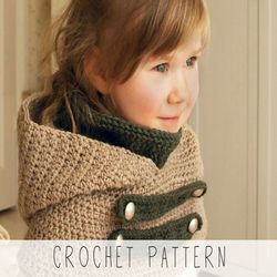 crochet pattern robin hood x hooded cowl crochet pattern x boys winter hat pattern x crochet robin hood x scoodie