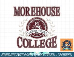 morehouse maroon tigers laurels logo officially licensed  png, sublimation