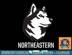 northeastern huskies icon logo officially licensed  png, sublimation