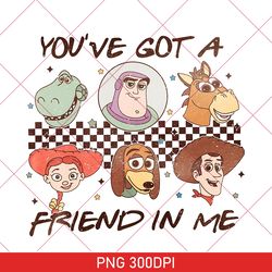 you've got a friend in me toy story png, toy story disney png, disney toy story png, friends png, vintage disney family