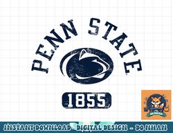 penn state nittany lions distressed classic heather gray  png, sublimation
