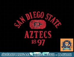 san diego state aztecs 1897 vintage  png, sublimation