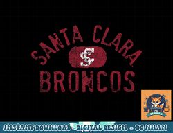 santa clara broncos 1851 vintage  png, sublimation