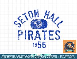 seton hall pirates 1856 vintage logo  png, sublimation