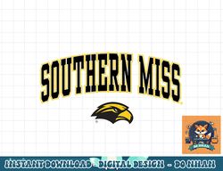 southern mississippi golden eagles arch over heather gray  png, sublimation