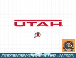 utah utes football tackle black officially licensed  png, sublimation