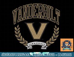 vanderbilt commodores victory vintage logo  png, sublimation