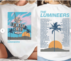 the lumineers brightside world tour music band shirt, music tour shirt, the tour shirt, band music shirt, gift for fan.