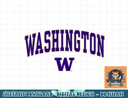 washington huskies arch over logo officially licensed  png, sublimation