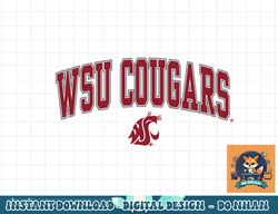 washington state cougars arch over black officially licensed  png, sublimation