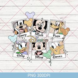 disney mickey and friends png, disney family png, disney friends, disney group, mickey minnie donald pluto goofy daisy