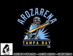 randy arozarena - arozarena - tampa bay baseball  png, sublimation