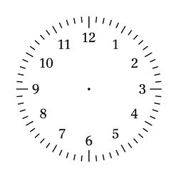 clock face svg, png, jpg files. clock face silhouette. digital download