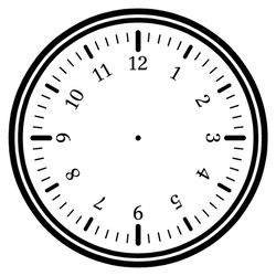 clock face svg, png, jpg files. clock face silhouette. digital download