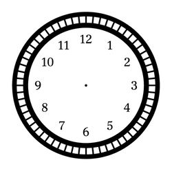 clock face svg, png, jpg files. clock face silhouette. digital download