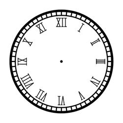 clock face svg, png, jpg files. clock face silhouette. digital download