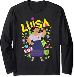 disney encanto luisa madrigal floral long sleeve