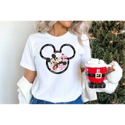 Minnie Kiss Mickey  Shirt, Disney Valentine shirt,Disney Couple Matching Shirts – Valentines Day Love Heart Shirt