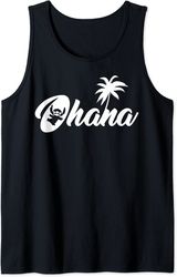 disney lilo & stitch ohana silhouette tank top